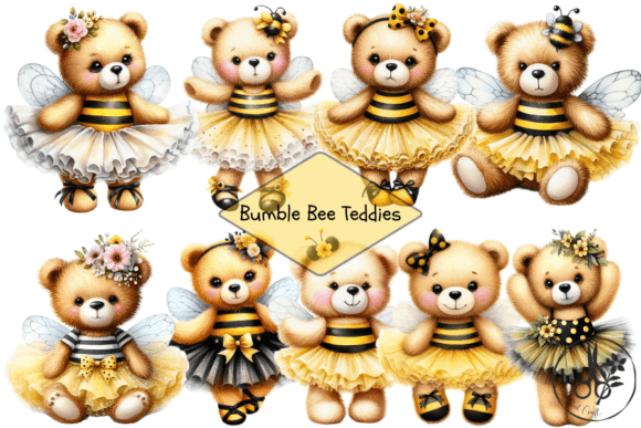 Bumble Bee Teddies: A Buzz of Cuteness for Your Crafts