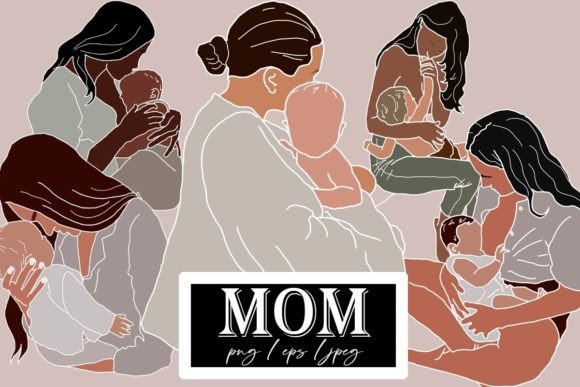 Elevate Your Mother's Day Projects with This Procreate Clipart Set
