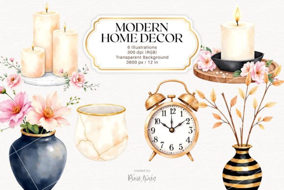 Modern Home Decor Elements: A Designer's Guide to Chic Clipart