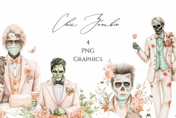 Pastel Halloween Zombie Clipart: A Guide to Elegant Undead Illustrations