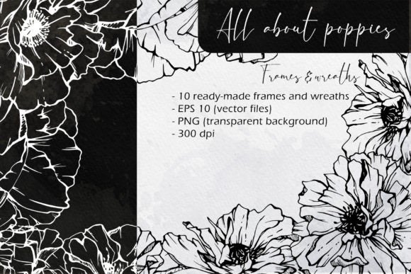 Poppies in Frames and Wreaths: A Designer's Botanical Toolkit