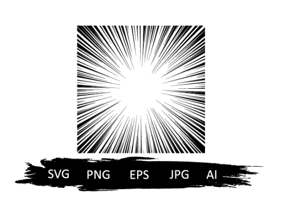 Radial Speed Lines: Infuse Action into Your Designs