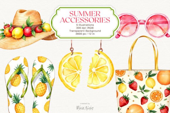 Summer Accessories: Tropical Fashion for Your Creative Projects