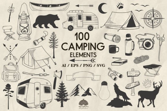 Unleashing Adventure: Creative Uses for Camping SVG PNG EPS